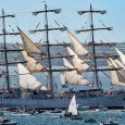 Polish sail training ship Dar Mlodziezy, launched 1982 making her way to the start line. Photo © Keith Littlejohns Race day is always a fantastic spectacle starting with a long […]
